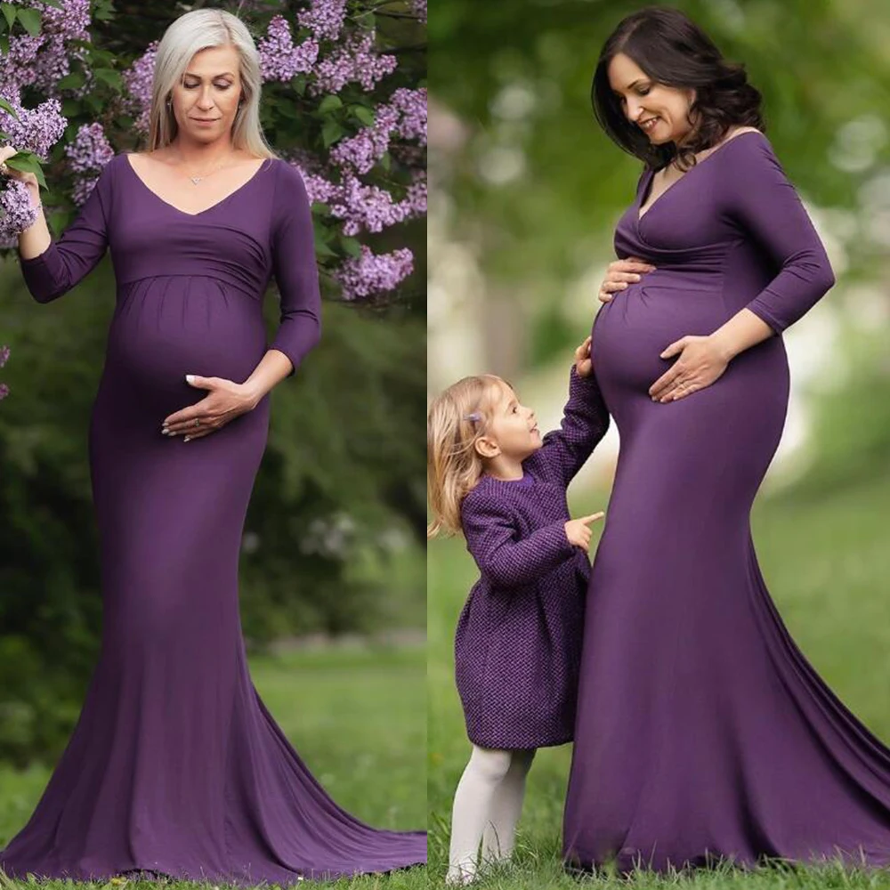 Женское платье для беременных Новинка 2020 года сексуальное длинное мамы женское