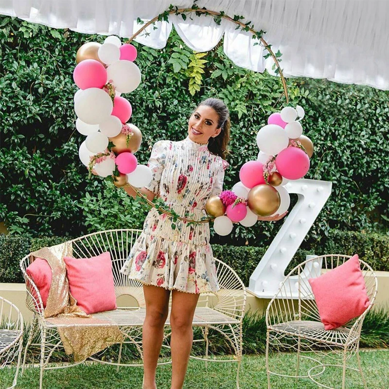 58/78 см круглый пластиковый шар кольцо гирлянда круг обруч Свадьба Арка детский