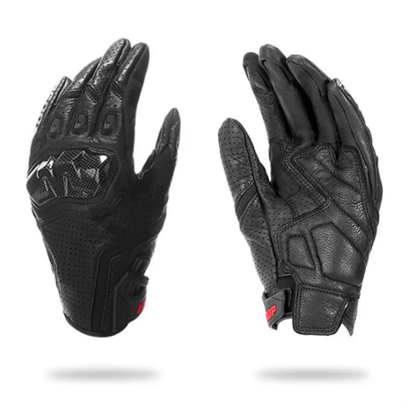Кожаные Мотоциклетные Перчатки Guantes водонепроницаемые дышащие митенки для езды