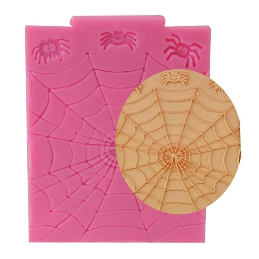 3D Паук силиконовая форма сделай сам Хэллоуин искусственная шоколадная для