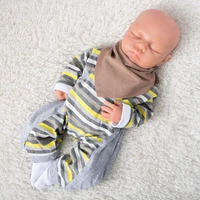 18 full body silicone reborn baby girl dolls eyes closed sleeping baby toddler boy toys