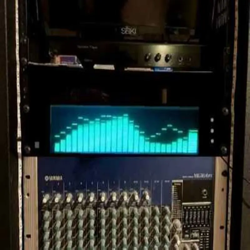 Светодиодный музыкальный спектральный дисплей полноцветный пиксель RGB12832 2U 3U