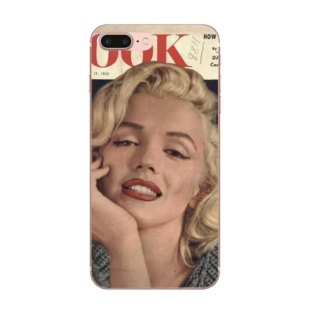 Marilyn Monroe Smoking For Samsung Galaxy A10 A20 A20E A3 A40 A5 A50 A7 J1 J3 J4 J5 J6 J7 2016 2017 2018 TPU Phone Capa | Мобильные