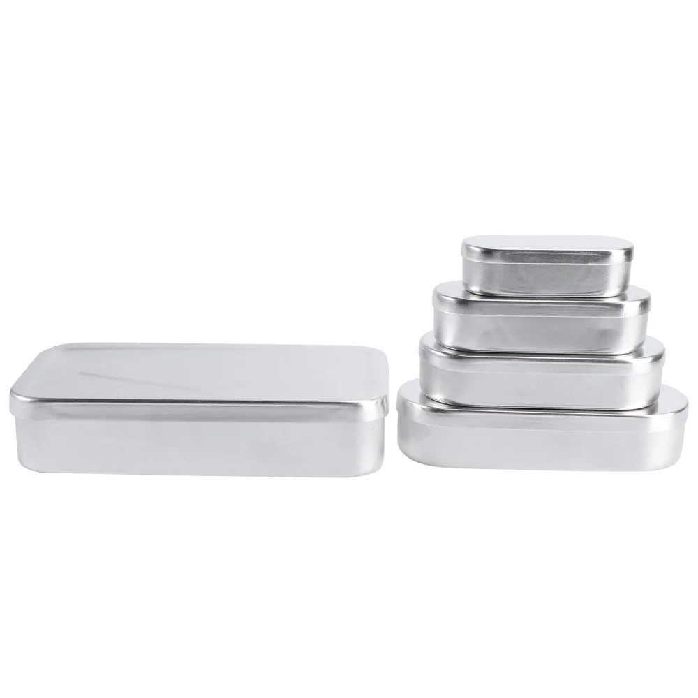 

5PCS Needle Aluminum Box Square Beauty Box with Cover