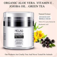 melao 2 5 retinol moisturizer cream hyaluronic acid anti aging reduces wrinkles fine lines day and night retinol facial cream