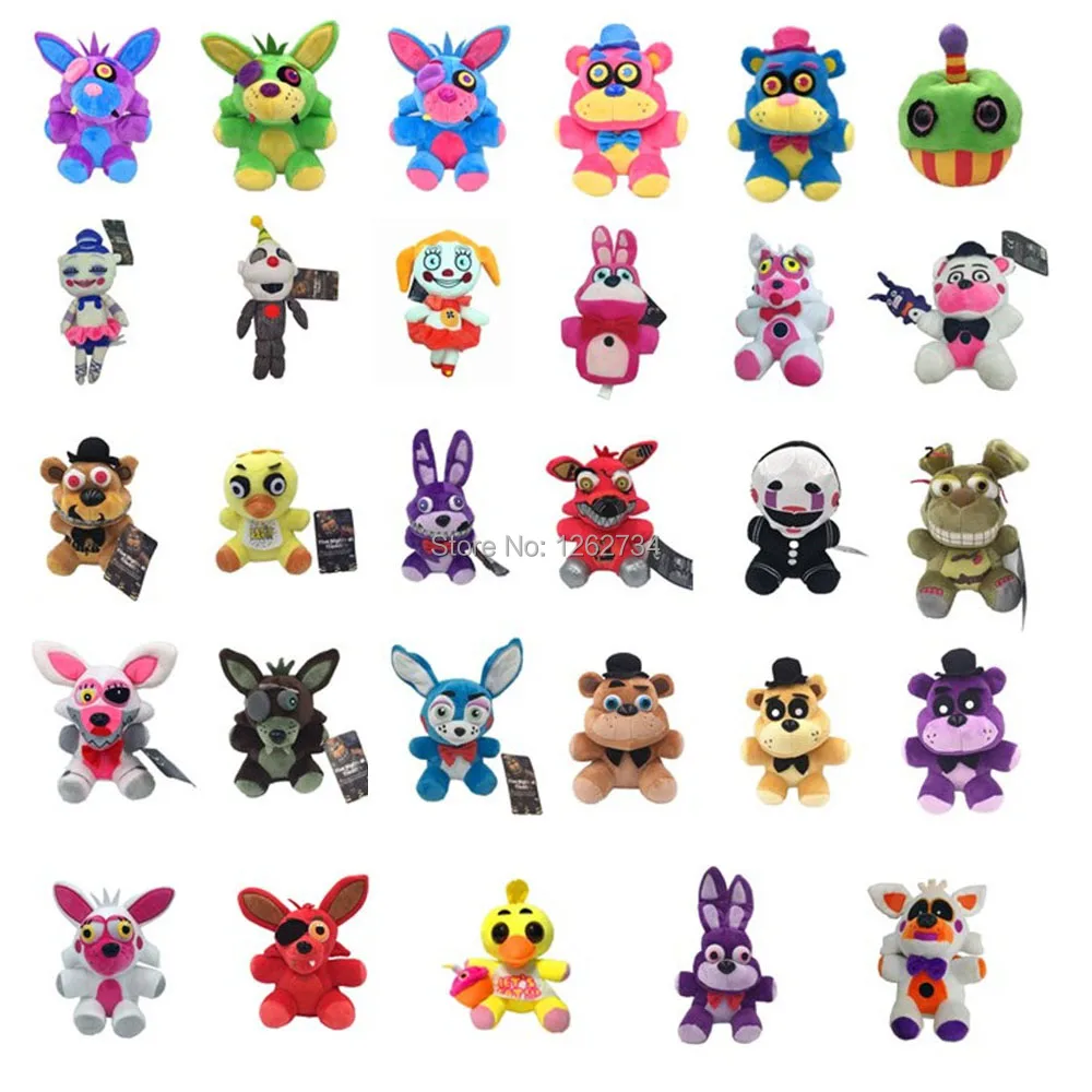 10 шт/партия Фокси из мультфильма для мальчика подстветка мангл марионетка кошмар