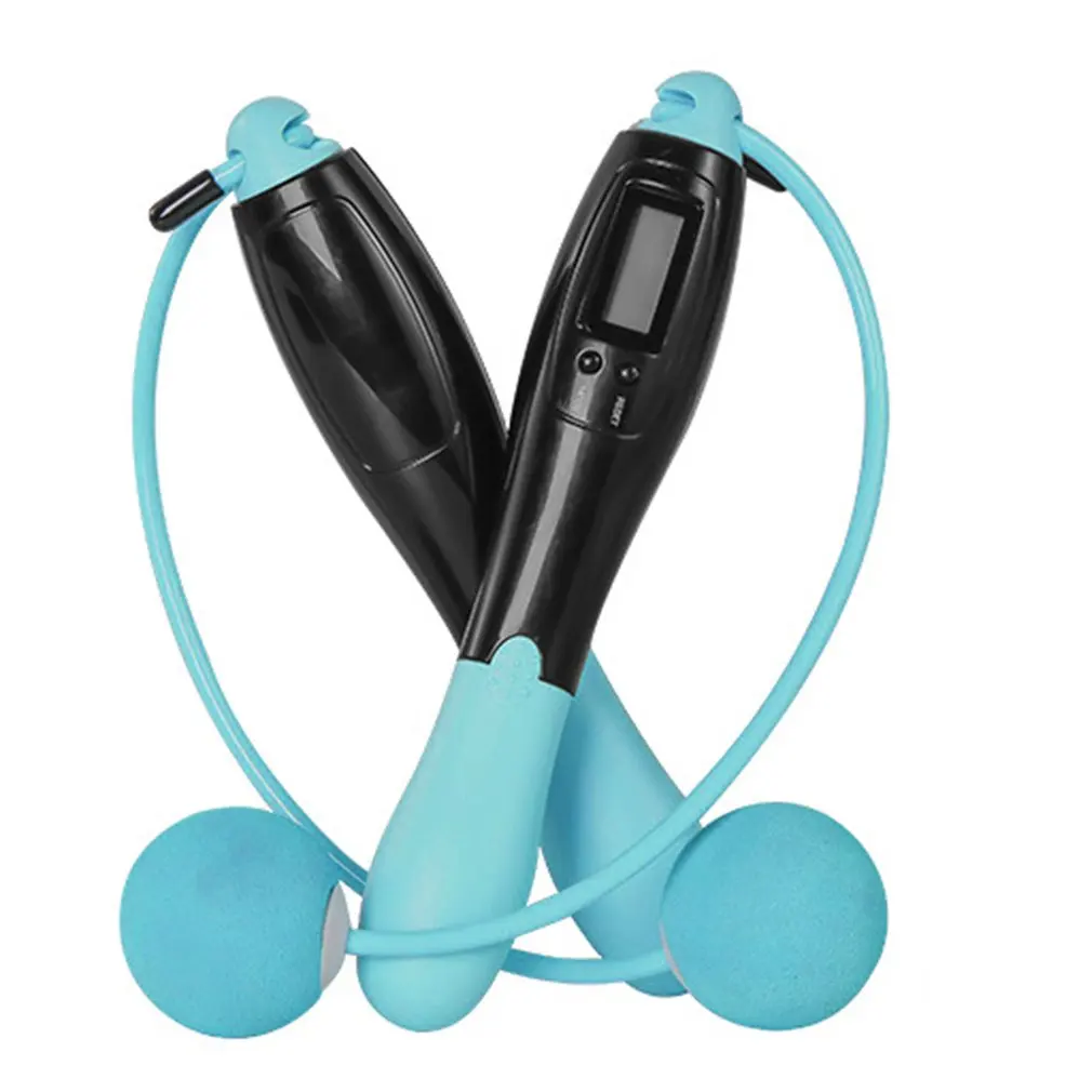 

2021 Electronic Counting Rope Skipping Cordless Dual Purpose Led Display Electronic Counting Rope Skipping Fitness Equipment