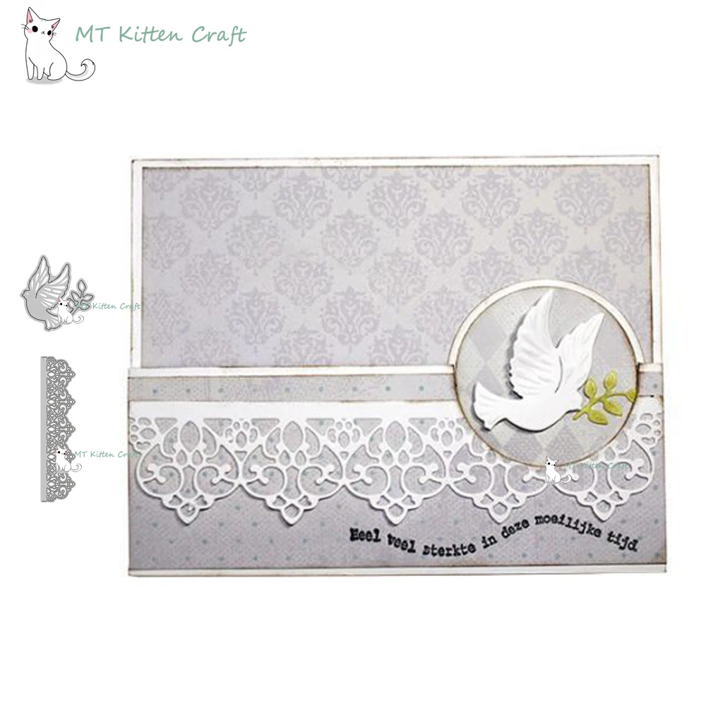 MT Craft Peace металлические режущие штампы в виде голубей фотоальбом - Цена: 1.57