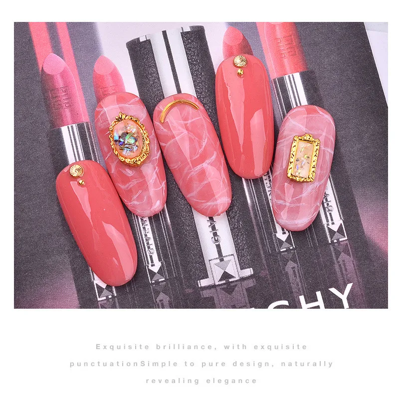 Дизайн ногтей Колеса Стразы алмазные драгоценные камни Металл AB Кристалл Блеск 3D