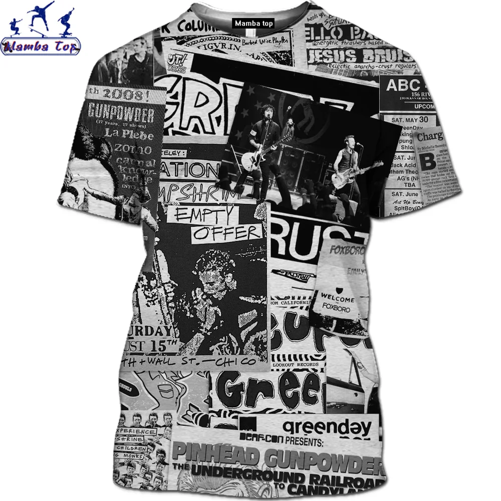 Лучшая забавная футболка Mamba с газетами Мужская в стиле хип-хоп музыкой женская