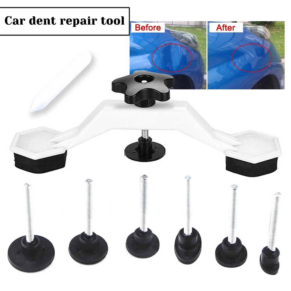 

Car Dent Repair Tools Auto Body Repair Dent Puller Tool Kit Auto Body Repair Damage Fix Tools Pulling Bridge Glue Tabs Puller