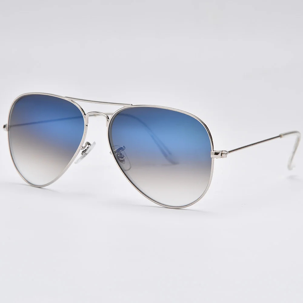 Солнцезащитные зеркальные очки авиаторы для мужчин и женщин винтажные солнечные