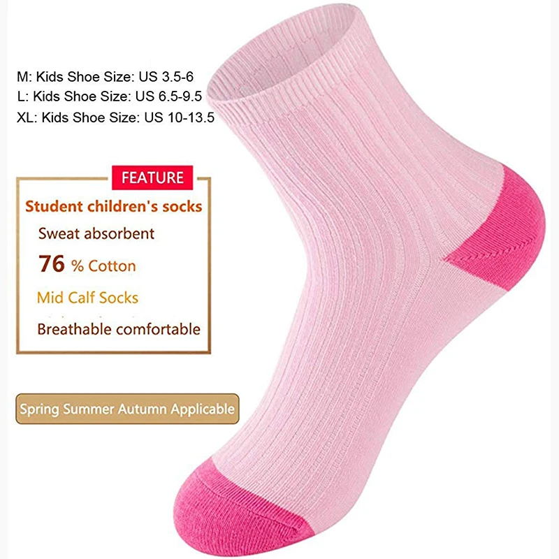 Милые хлопковые дышащие детские носки для мальчиков и девочек 6 пара/лот | Женская