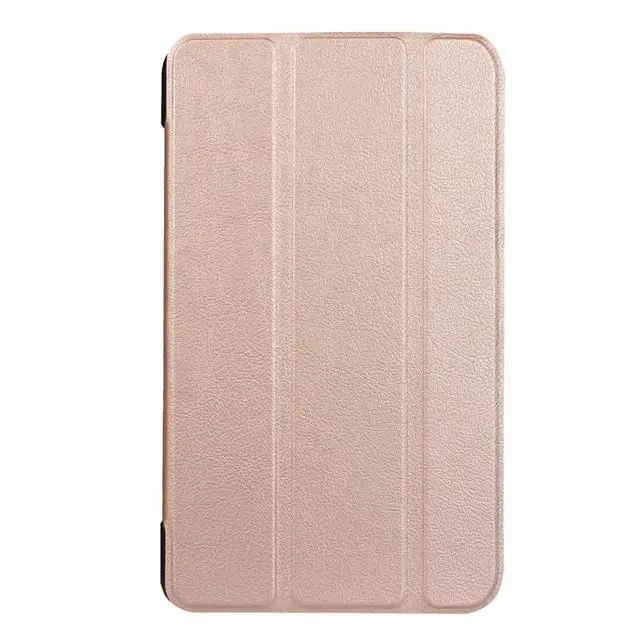 gold Магнитный смарт-чехол из полиуретановой кожи в виде ракушки для huawei MediaPad M3 Lite 8,0 CPN-W09/L09 8," чехол для планшета+ пленка+ ручка - Цвет: gold