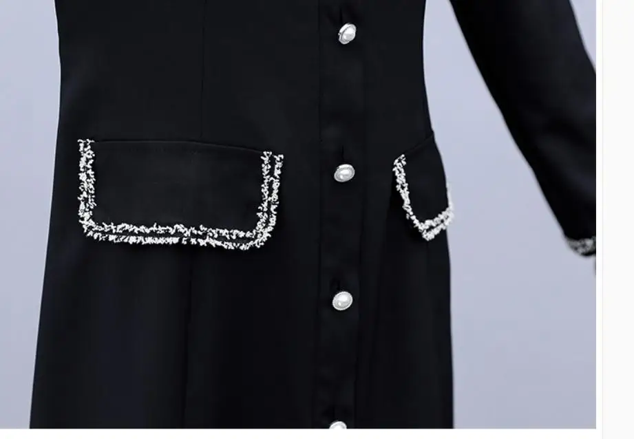 

2021 spring and autumn with New style fashion Long sleeve Women's long dress