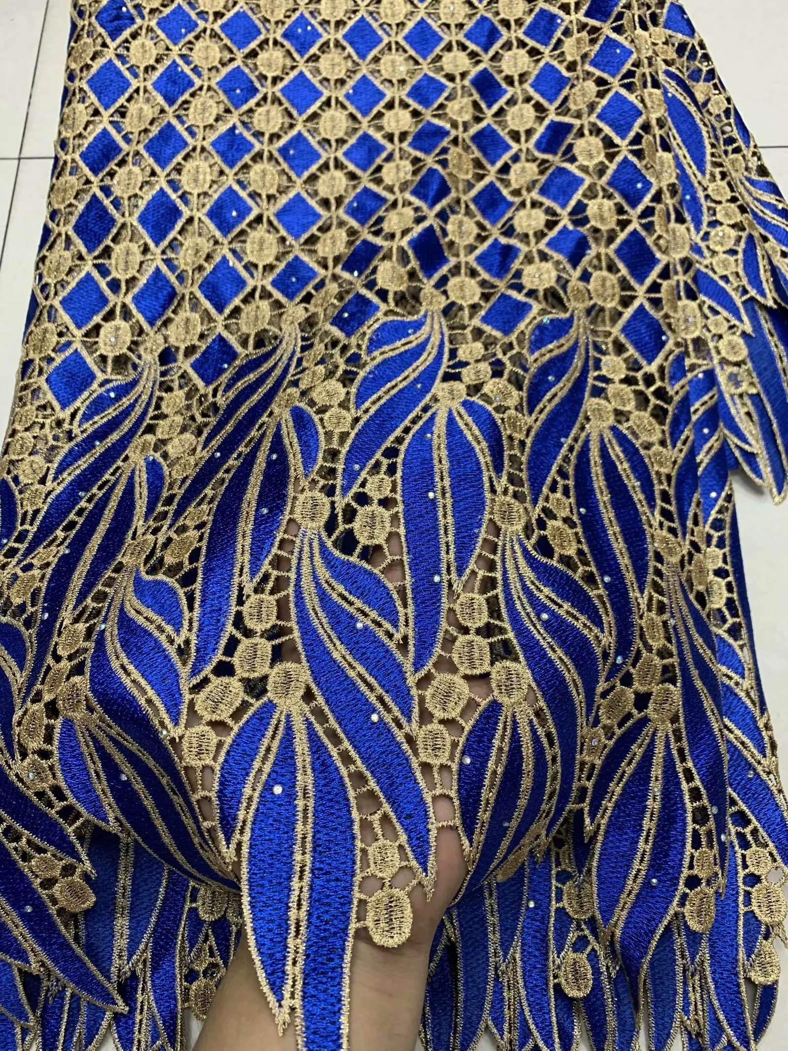 5 ярдов африканская кружевная ткань 2021 высокое качество кружева с камнями