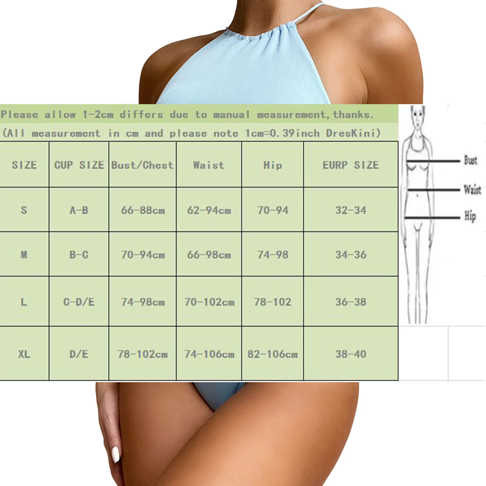 

Ladies Summer Solid Color Bellyband Bikini New Small Pit Swimsuit Sexy Cute Playful Swimsuit Suitable For Swimming Wading