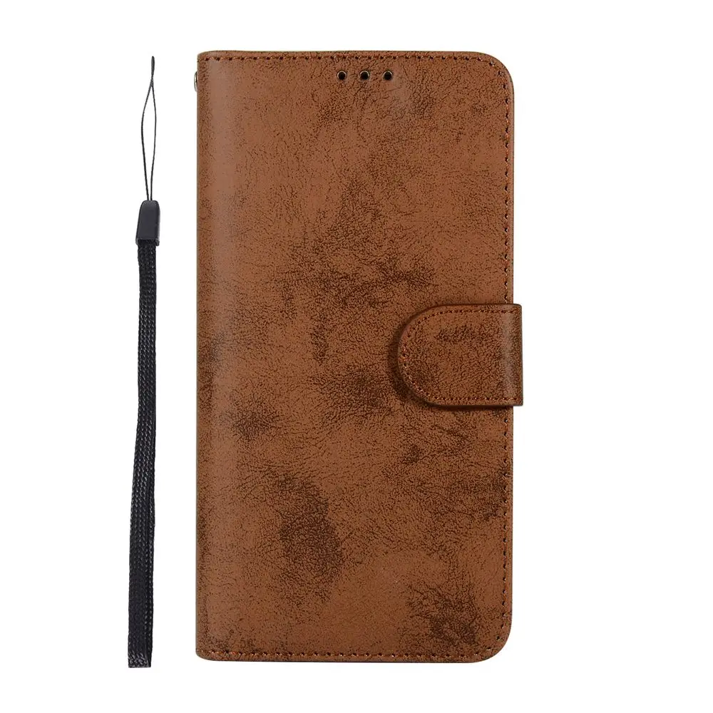 S10e откидная крышка для samsung Galaxy Note 10 8 9 S8 S9 S10 Plus S7 S6 Edge чехол для телефона ретро кожаный кошелек 2в1 Съемная оболочка - Цвет: brown
