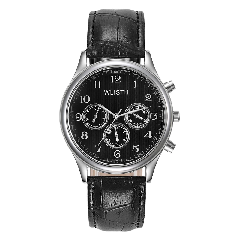 Простые мужские часы для отдыха личность с тремя глазами декоративный цифровой