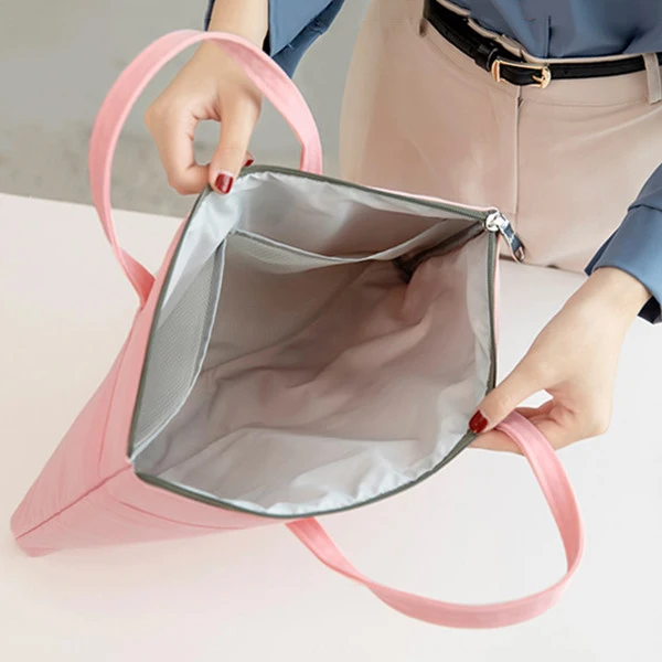 A4 Document Bag Laptop Briefcases Waterproof Anti-Wrinkle Men's Woman's Tote Office Travel Business Textbook Phone Storage Pouch