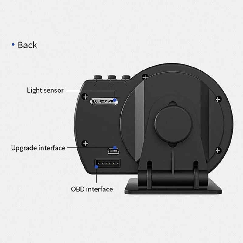 

Universal Car Digital Speeeter Water Temp Voltage Speed Alarm Gauge OBD2 GPS