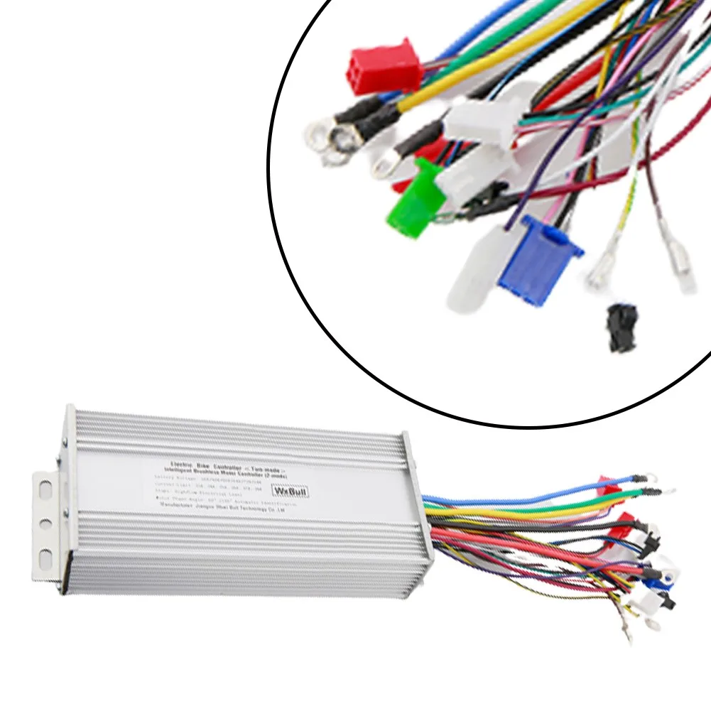 

Brushless Hub Motor Controller 1000W 48V/60V/72V 35A 15mos For E-Bike E-Scooter Controller 15mos Electric Bike Parts