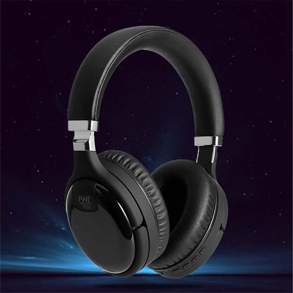 Active Noise Cancelling Headphone Bluetooth Helmet Headsets with 3.5 USB TV Adaptor Deep Bass Wireless Earbud Television Adapter enlarge