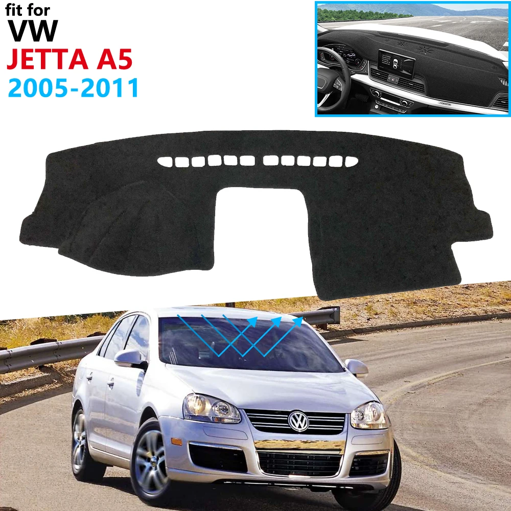 Защитная накладка на приборную панель для VW Jetta A5 5 MK5 2005 ~ 2011 автомобильные