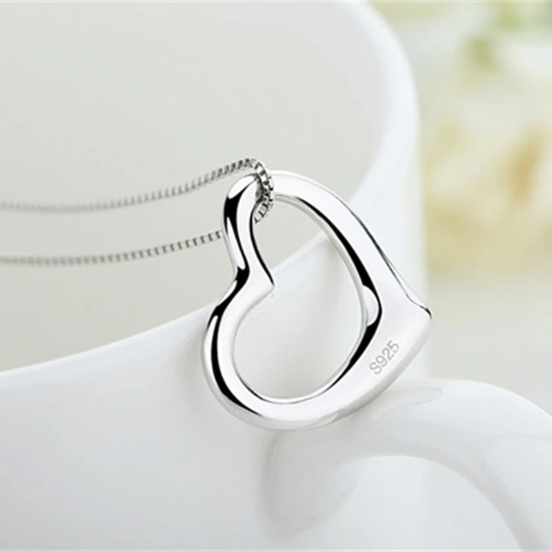 Модное ожерелье с подвеской в форме сердца для девушек ювелирные изделия