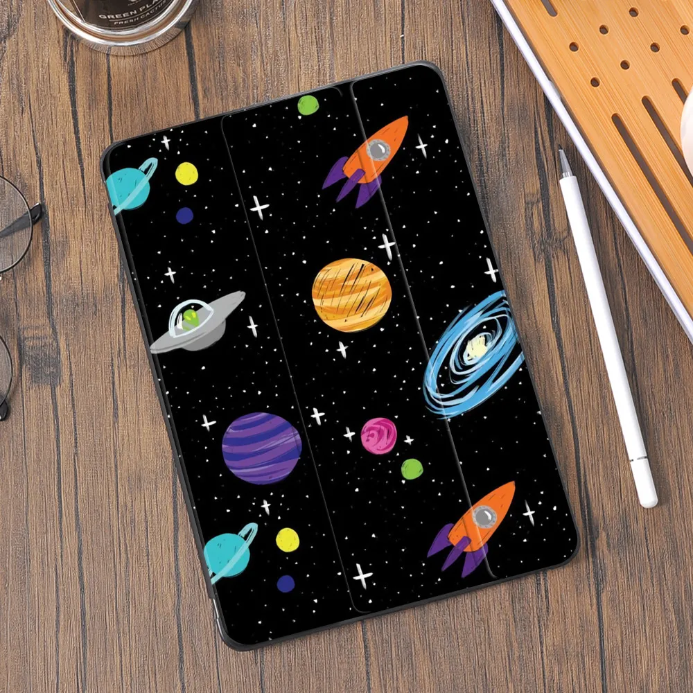 

Чехол-подставка Space Dream для iPad Pro 12,9, 2018, Air 4, Pro 11, 10,2, 8, 2020, 7, Mini 5, Air 2, 10,5