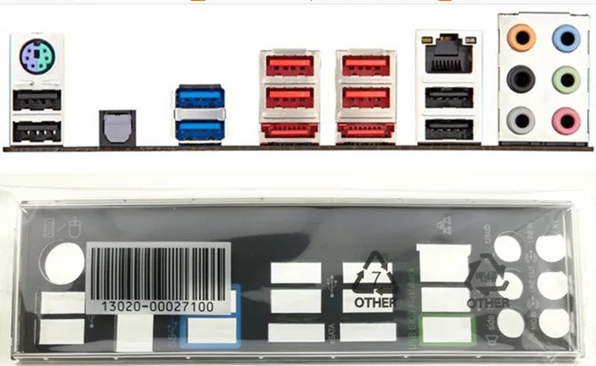 

New I/O shield back plate of motherboard for M5A99X EVO R2.0 just shield backplate Free shipping