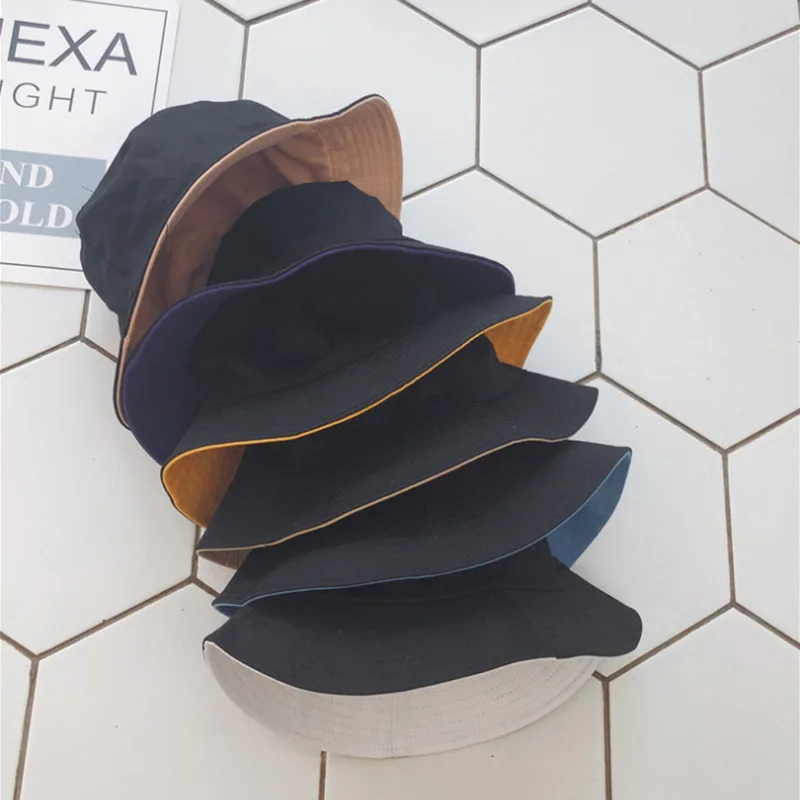 Унисекс складные шапки ведра для женщин улицы солнцезащитная хлопковая рыбалки