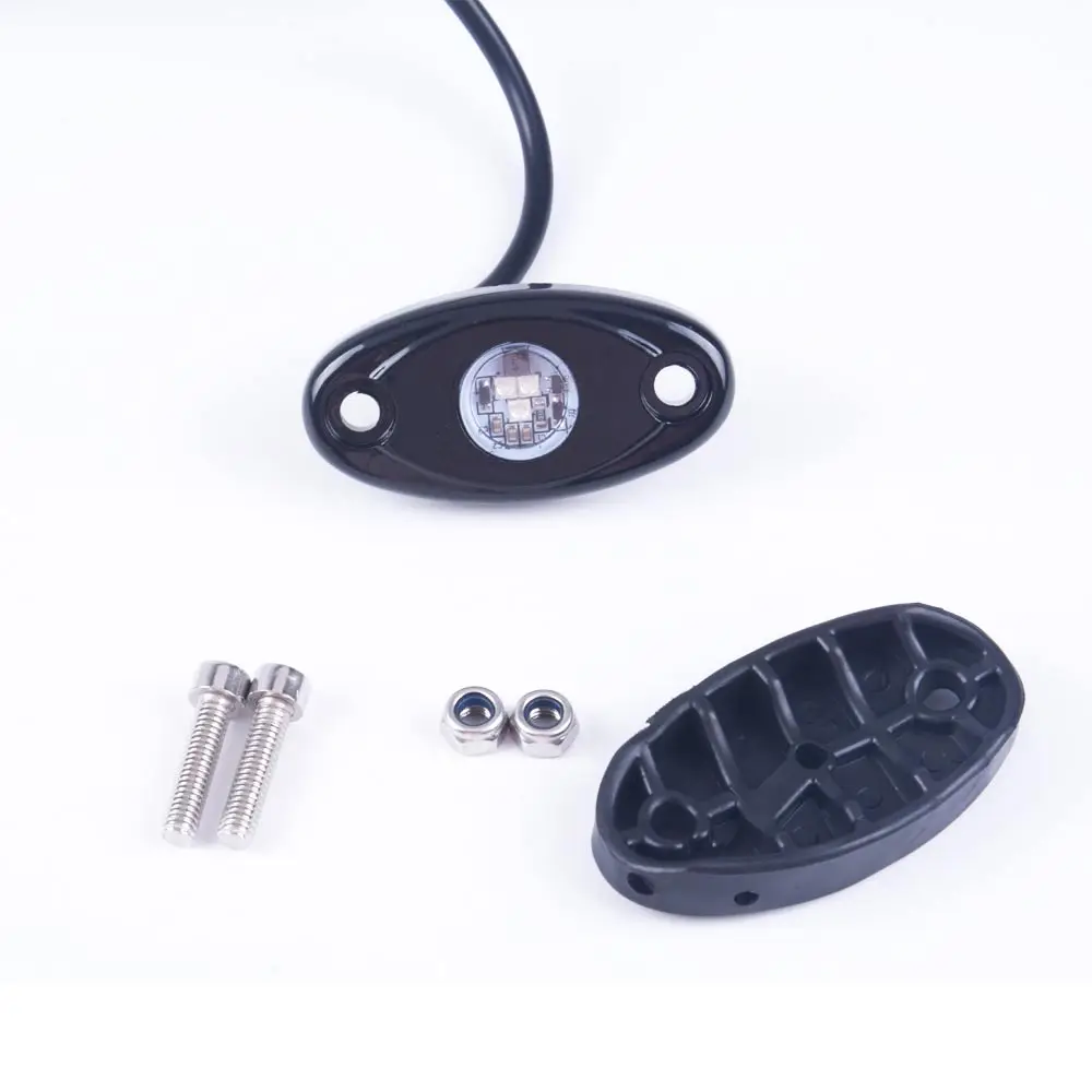 4 шт. универсальный 9 Вт высокомощный светодиодный светильник рок светящийся для