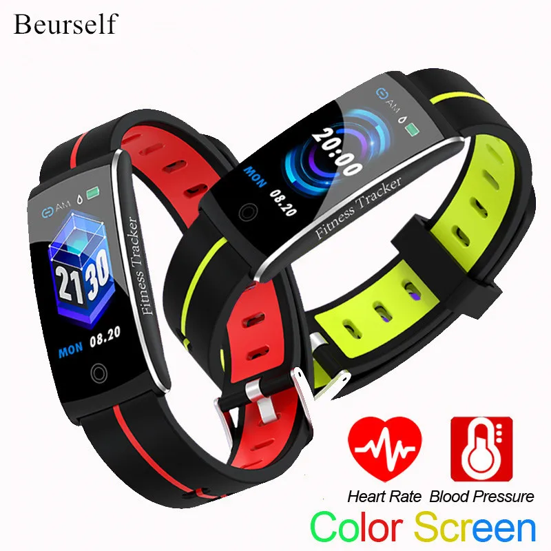 

Смарт-браслет Beurself F10C для мужчин и женщин, умные часы, Android, Bluetooth, измерение кровяного давления, пульсометр, спортивные умные часы для iOS