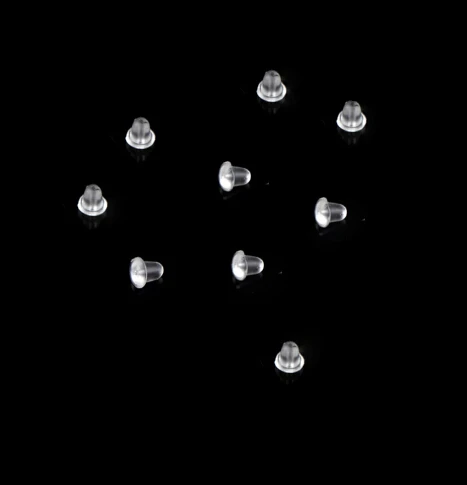 100 шт./компл. DIY серьги ювелирные аксессуары пули пластиковые затычки