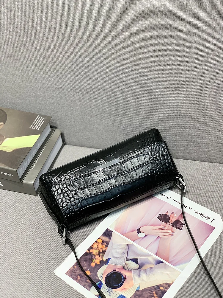 

Fashion Casual Wild Bags For Women 2021 New Crocodile Pattern Versatile Shoulder Messenger Bag Genuine Leather Ladies Handbags