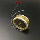 Микрофон 34 мм, картридж с большой диафрагмой, сердечник, капсула для конденсатора, головка микрофона Neumann, сделай сам, замена большой золотой диафрагмы