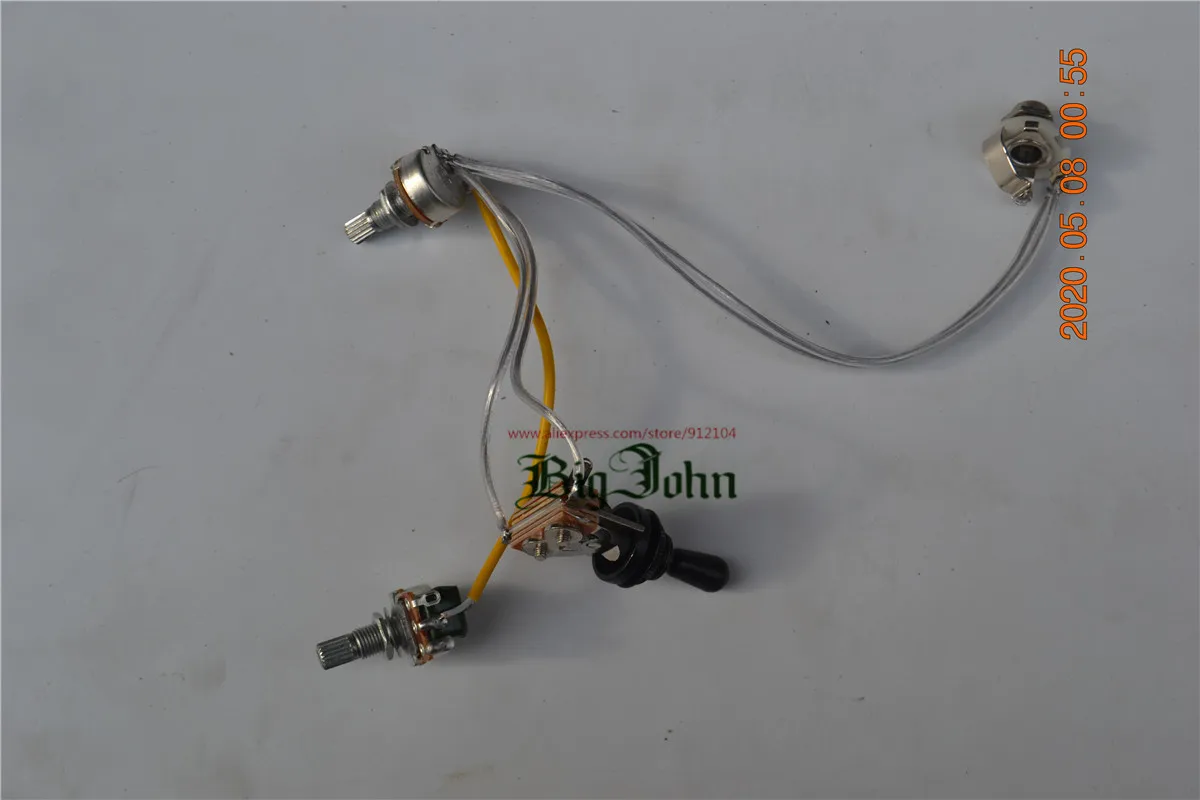 Электрогитарная линия в сборе только Двойная электронная схема 1 громкость тон