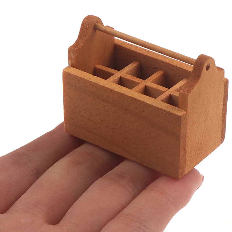 

Retro Mini Simulation Toolbox Model Toys for Doll House Decoration 1/12 Dollhouse Miniature Accessories