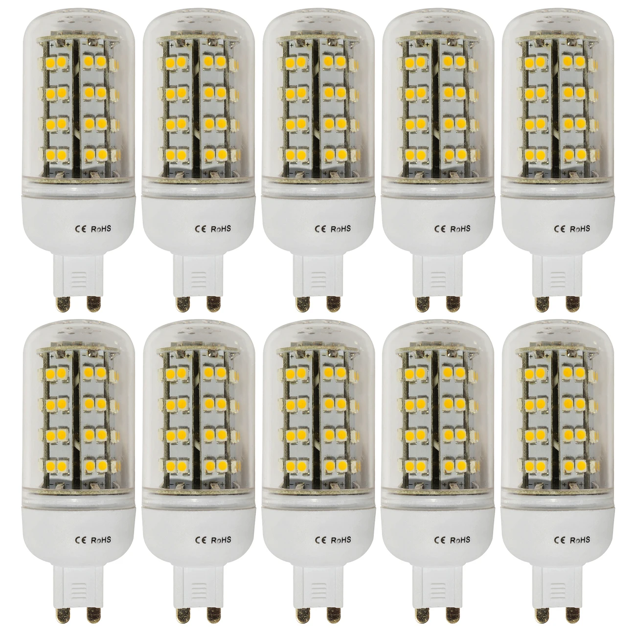 

4pcs 6W G9 LED corn bulb Light Led Corn Bulbs Chandelier Lighting Replace Halogen Lamps For Home