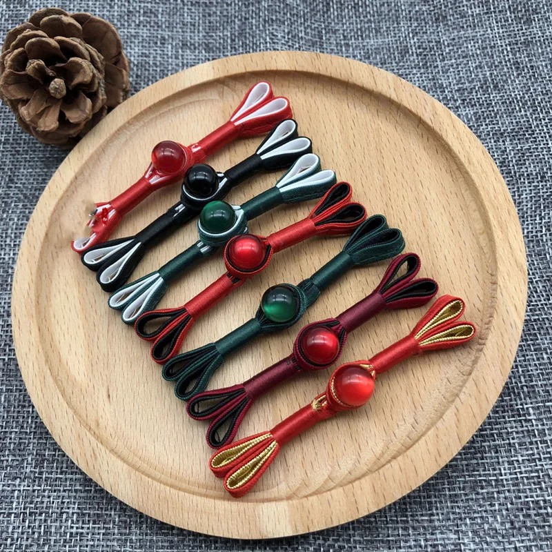 

10 пар, китайская лягушка, застежка на пуговицы, узелковая застежка, ручная работа