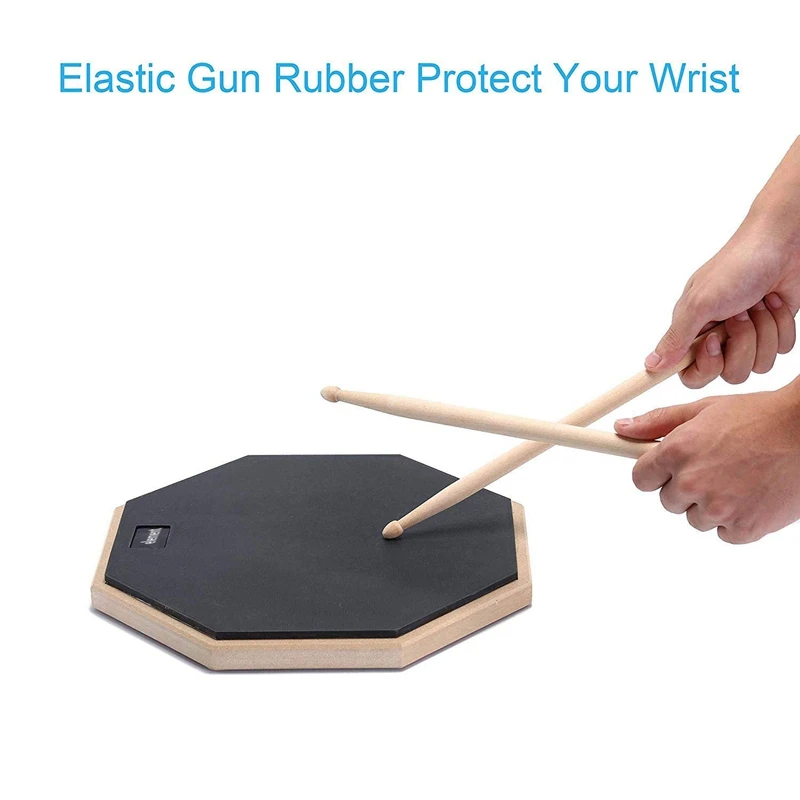 12 дюймовый резиновый деревянный барабан для тренировок обучающий аксессуаров и