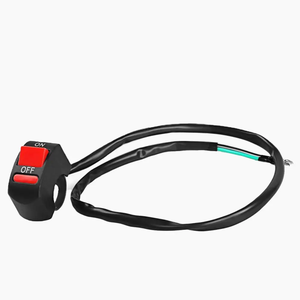 Руль мотоцикла переключатели вкл/выкл кнопка разъем кнопочный переключатель