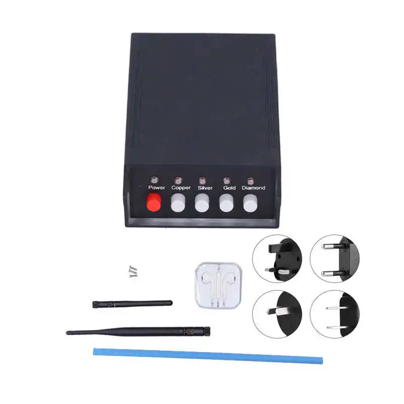 Подземный металлоискатель желтый наружный детектор сокровищ инструмент для