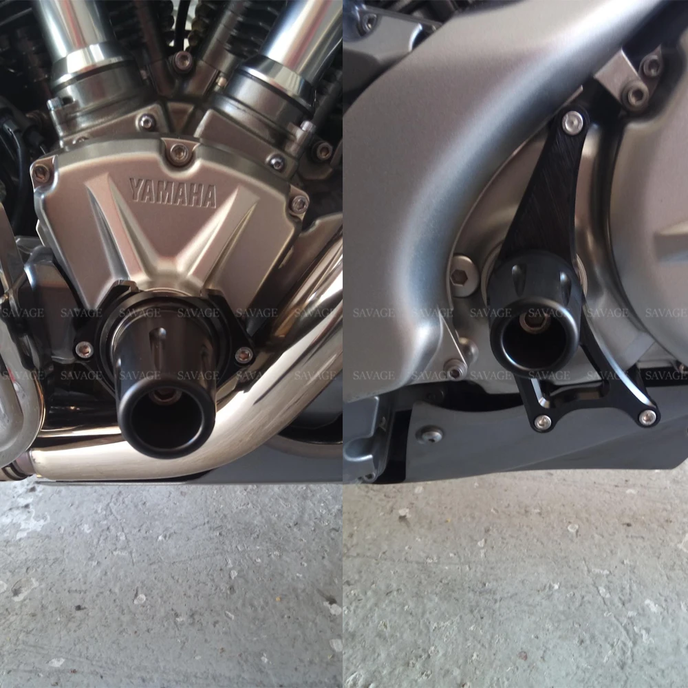 Рамка Ползунки Крушение протектор защита двигателя для YAMAHA MT01 MT-01 2005-2011 06 07 08 09 10