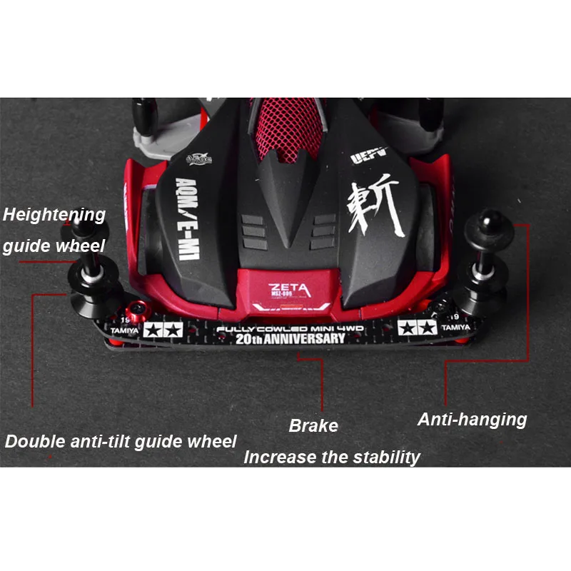 1 шт. RC 4WD модель автомобиля черный паук/Темный большой Mac ручной краски ed полая весь набор в разобранном виде Tamiya мини запчасти
