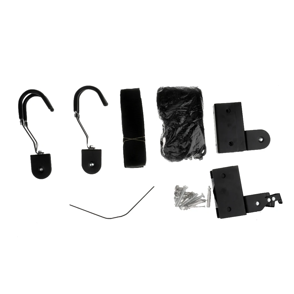 Каяк лебедка шкив системы велосипед Лифт Гараж потолок стеллаж для хранения