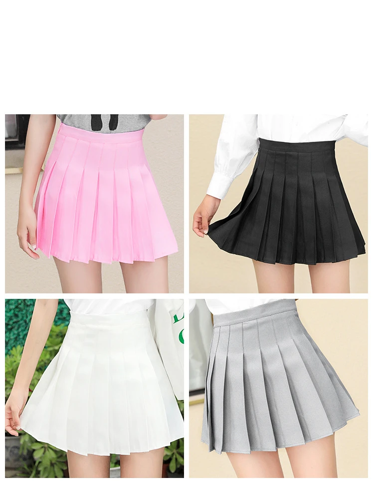 

Plaid Skirts Womens Mini 2021 New Spring Summer High Waist Pleated Skirt Korean Fashion Y2k Style Ladies Casual Clothes Matching