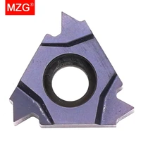 mzg 10pcs 22ir iso zp10 cnc lathe stainless steel turning internal threading toolholder tungsten carbide thread inserts