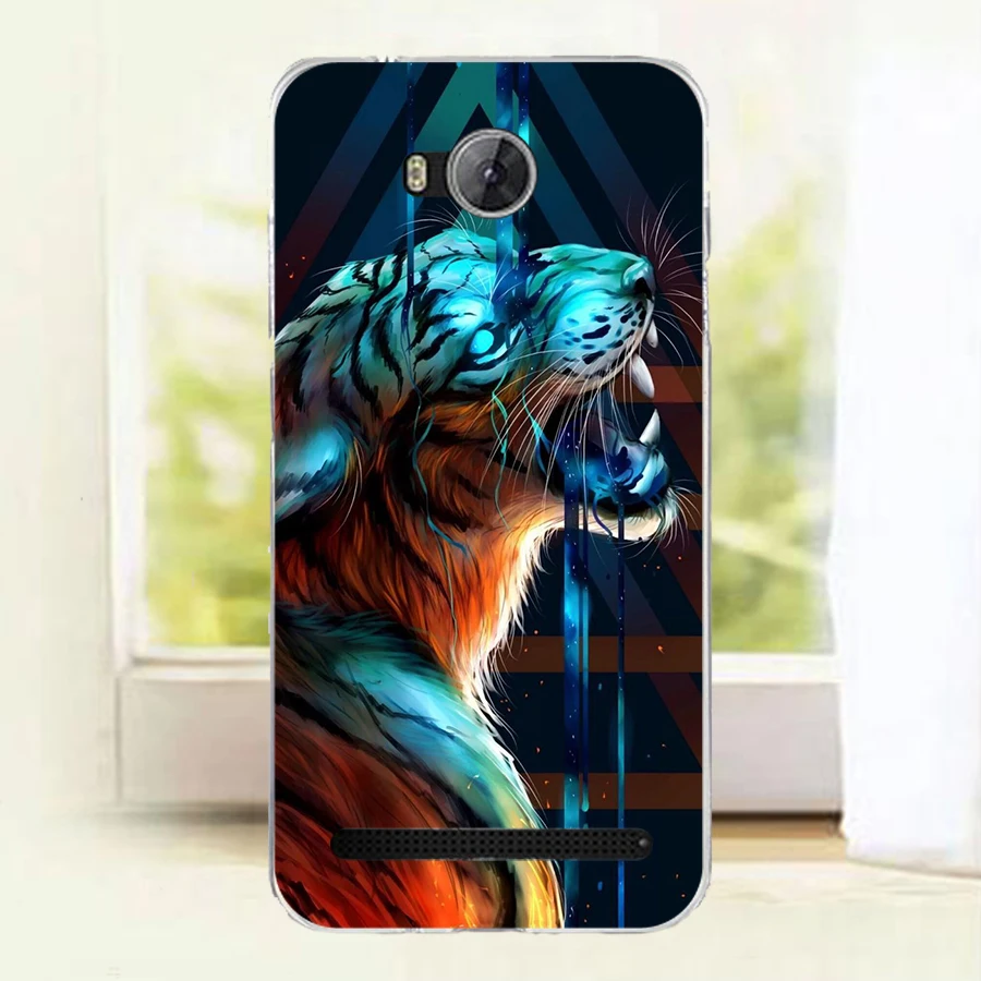 Чехол для Huawei Y3II LUA-L21 LUA-U22 LUA-U02 силиконовый чехол из ТПУ Honor Bee 2 кошка животное